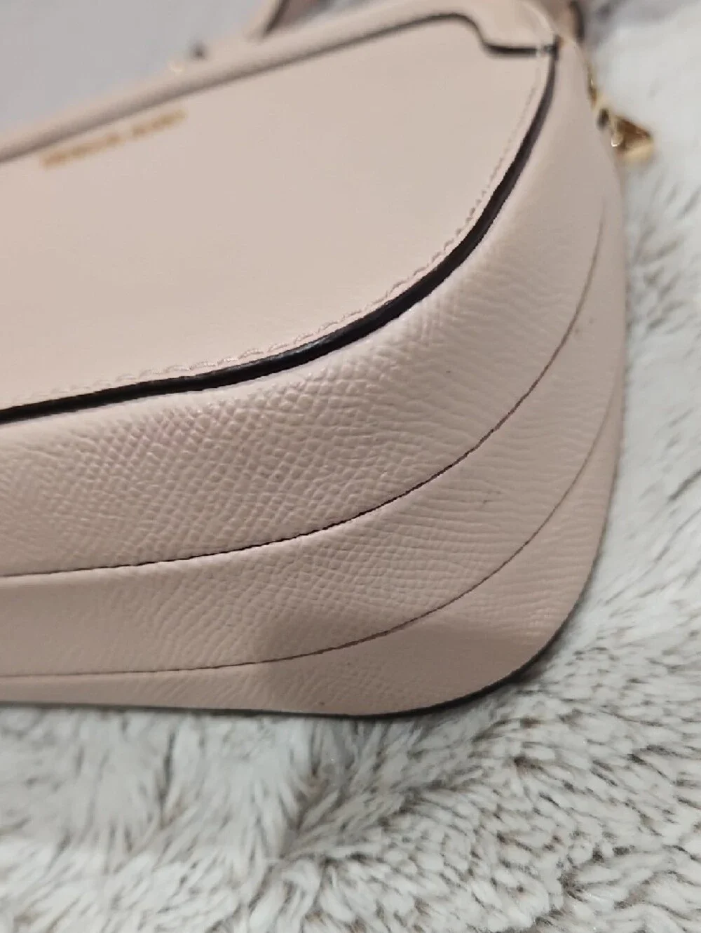 Michael Kors Pale Pink Leather Crossbody Bag